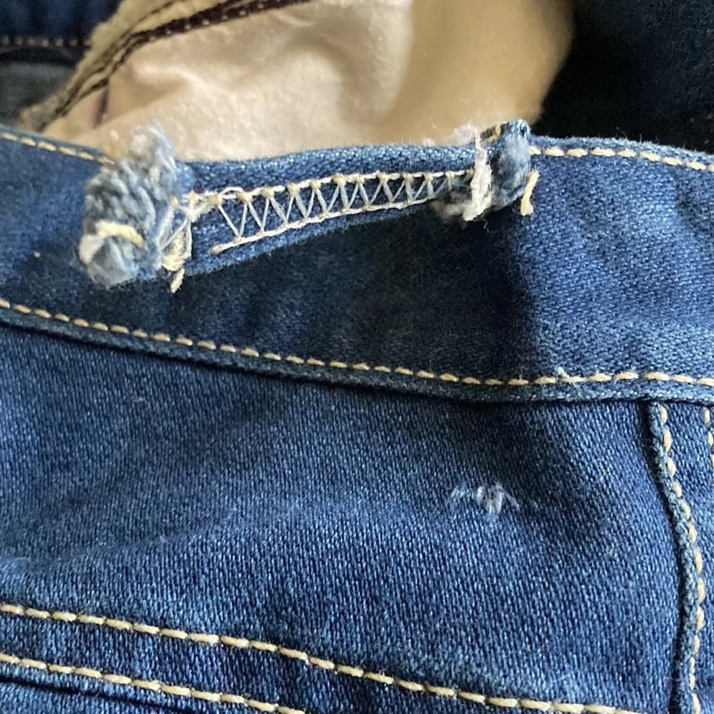PS Gitano 1980’s high waist denim jean plain pocket size 8 24 x 27 top stitched - Picture 10 of 16
